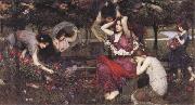 John William Waterhouse Flor and the Zephyrs oil